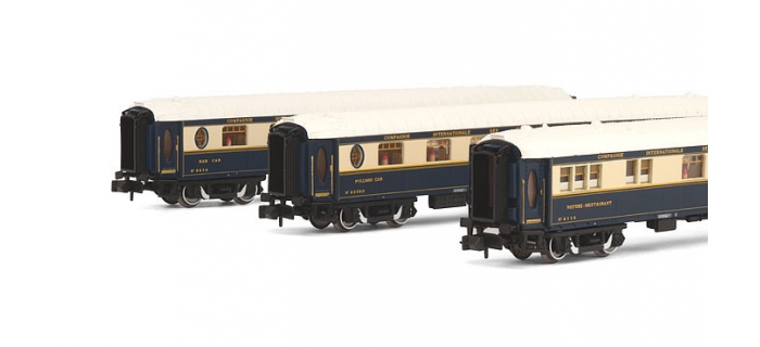 modelisme ferroviaire HN4106 - Coffret 3 voitures CIWL 