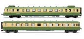 HN2635 - Autorail diesel SNCF RGP II, version modernisée, livrée vert/beige - Arnold