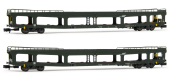 HN4347 - Set de 2 wagons porte-auto DD DEV 66, SNCF - Arnold
