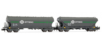 HN6465 - Pack de 2 wagons trémie Ermewa - Arnold