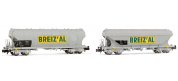 HN6470 - Pack de 2 wagons trémie 