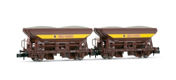 HN6123 - Set de 2 wagons tre?mies Fcs EBW - Arnold