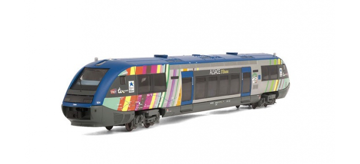 modelisme ferroviaire Arnold HN2101 Autorail X 73904, SNCF, Alsace