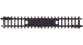 Arnold HN8027 Coupon de voie isolée (1 pôle) 11mm
