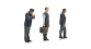 ART5870002 - Chauffeurs de bus debout - Artitec