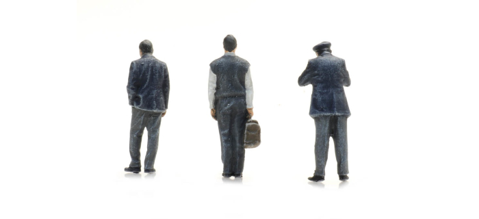 ART5870002 - Chauffeurs de bus debout - Artitec