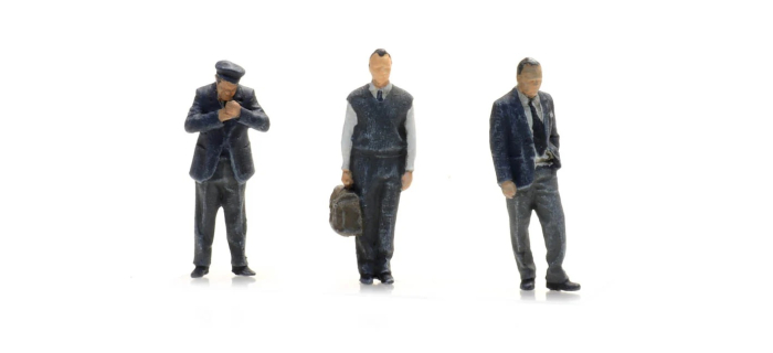 ART5870002 - Chauffeurs de bus debout - Artitec