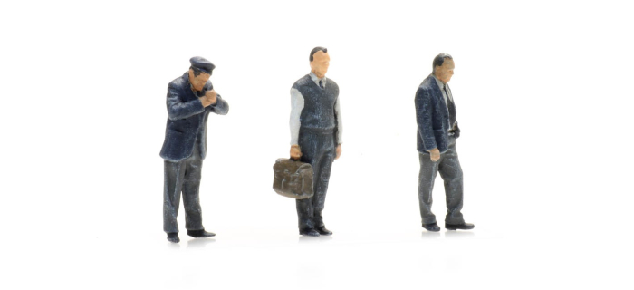 ART5870002 - Chauffeurs de bus debout - Artitec