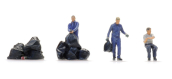 ART5870020 - Eboueurs en bleu de travail - Artitec