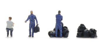 ART5870020 - Eboueurs en bleu de travail - Artitec