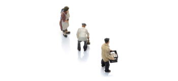 ART5870050 - Laitiers avec clients, années 1970-1990 - Artitec