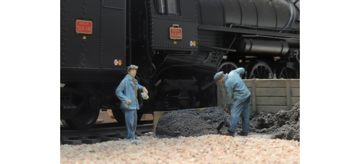 ART5870091 - Cheminots / Agents d'entretien vapeur SNCF Bécaud - Artitec