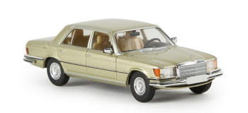 BRE13155 - Mercedes Benz 450 SEL (W116), vert argenté métallisé - Brekina