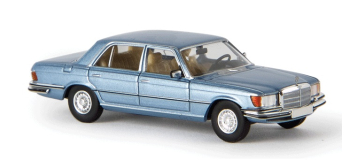 BRE13156 - Mercedes Benz 450 SEL (W116), bleu clair métallisé - Brekina
