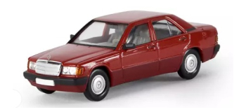 BRE13201 - Mercedes Benz 190 E (W201), rouge - Brekina
