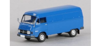 BRE13300 - Mercedes Benz L 206 D Kasten, bleu - Brekina