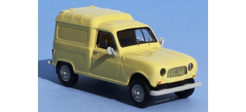 Train électrique : SAI 2403 - Renault 4 Fourgonnette jaune pastel