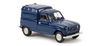 Modélisme ferroviaire : SAI 2407 / BRE14728 - Renault 4 fourgonnette 1961, BLEU SAPHIR