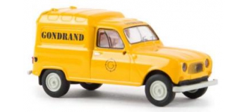 Modélisme ferroviaire : SAI 2443 / BRE14726 - Renault 4 fourgonnette 1961, GONDRAND