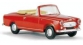 Train électrique : SAI 2530 / BRE 29150 - Peugeot 403 Cabriolet, ouvert, rouge 