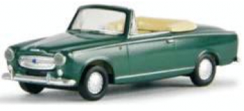 Train électrique : SAI 2532 / BRE 29152 - Peugeot 403 Cabriolet, ouvert, vert métalisé