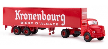 Modélisme ferroviaire : SAI 2547/ BRE85426 - Semi-remorque Berliet TLR 8 - KRONEMBOURG