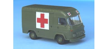 Modélisme ferroviaire : SAI 2909 - Fourgon Saviem SG2 Ambulance militaire