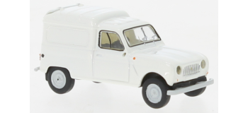 BRE14756 - Renault R4 Fourgonnette 1961, blanche - Brekina