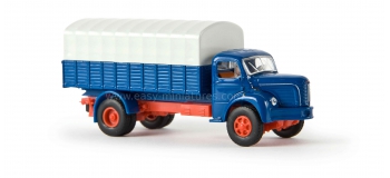 SAI 2623 / BRE 85311 - Berliet GLR 8 baché, bleu / gris - Brekina