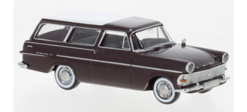 BRE20138 - Opel P2 Caravan, rouge bordeaux / blanc, 1960 - Brekina