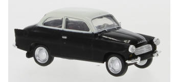 BRE27460 - Skoda Octavia, noir et blanc, 1960 - Brekina