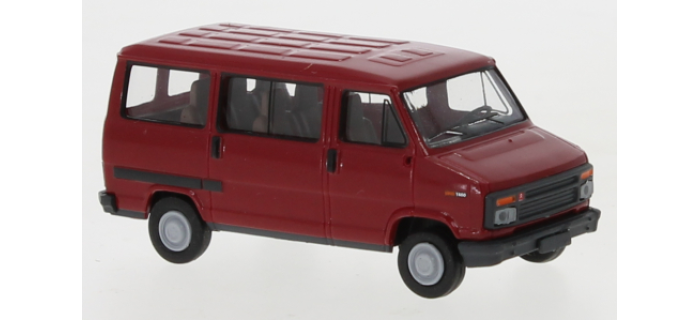 BRE34907 - Citroen C25 Minibus, rouge bordeaux, 1982 - Brekina