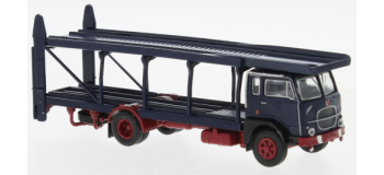 BRE58485 - Fiat 642 Transporteur de voitures, bleu foncé/rouge foncé, 1962 - Brekina