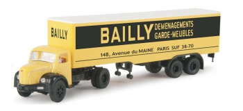 SAI 2551 / BRE 85408 - Semi-remorque Berliet TLR8 Tolé, Bailly - Brekina