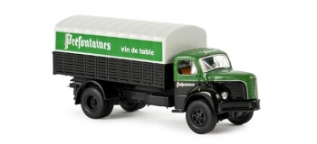 SAI 2627 / BRE85319 - Camion Tolé Berliet GLR 8 bâché PREFONTAINES - Brekina