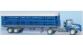 Train électrique : SAI 0834 - Tracteur UNIC avec remorque à clairevoie 