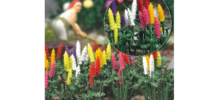 50 Fleurs + Feuilles Ho / Oo Jardin Paysage Lupin Plantes Busch 1218 F1 