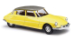 BU48028 - Citroen DS19 jaune avec toit gris - Busch
