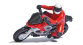 BU7941 - Motard penché sur moto moderne rouge - Busch