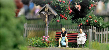 BU1148 - Croix de chemin avec accessoires champêtres - Busch