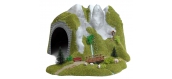 modelisme ferroviaire  busch 3016TUNNEL AVEC RIVIERE ET PONTON *