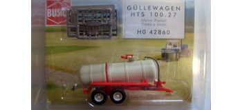 busch 42860 Remorque agricole avec citerne (tonne à lisier) modelisme ferroviaire diorama