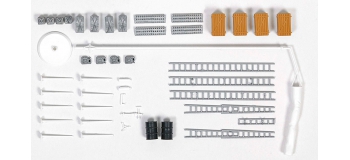 Modélisme ferroviaire : BUSCH BU49954 - Set accessoires divers pour aérodrome HO