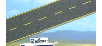 BU6036 - Route asphalte en travaux (marquage jaune) - Busch