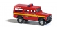 Modélisme ferroviaire : BUSCH BU8376 - Land rover pompiers
