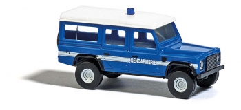 Modélisme ferroviaire : BUSCH BU8378 - Land rover gendarmerie