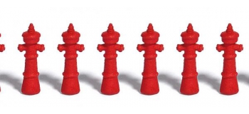 Modélisme ferroviaire : BUSCH BU7774 - Bouches incendie 10p