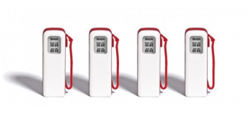 Modélisme ferroviaire : BUSCH BU7775 - Pompes a essence 4p