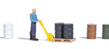 Modélisme ferroviaire : BUSCH BU7809 - Chariot elevateur