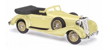 Modélisme ferroviaire : BUSCH BU41337 - Horch 853 cabriolet -jaune
